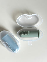 3-Pack Fingerborste - Grå/Grön/Blå