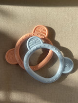 Silicone Teether TEDDY | Non-toxic Silicone Teether - Blue