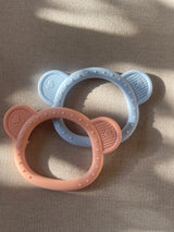 Silicone Teether TEDDY | Non-toxic Silicone Teether - Blue
