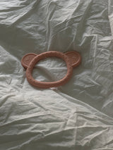 Silicone Teether TEDDY | Non-toxic Silicone Teether - Pink