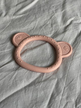 Silicone Teether TEDDY | Non-toxic Silicone Teether - Pink