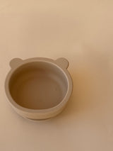 Silikonskål Teddy - Beige