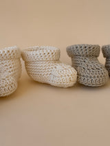 Handmade Baby Socks - White