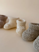 Handmade Baby Socks - White