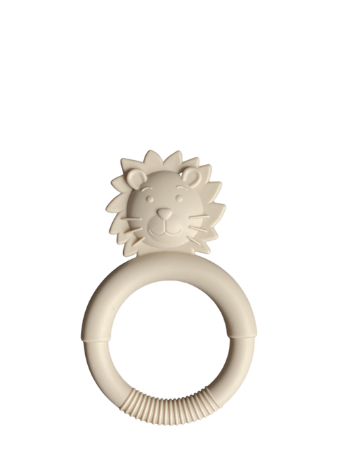 Silikonbitring LYON | Giftfri Bitring i Silikon | Beige