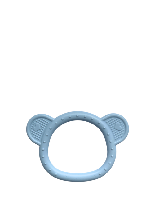 Silicone Teether TEDDY | Non-toxic Silicone Teether - Blue
