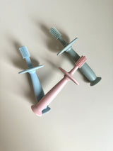 Silikontandborste Bebis | Mjuk & Skonsam Baby Care - Dusty pink