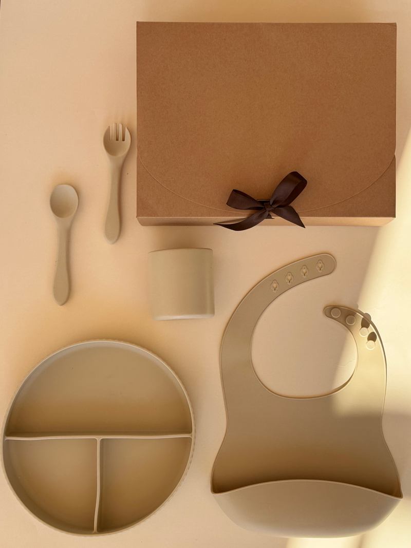 Gåvoset Barnservis - Beige