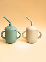 Silicone Cup Straw - Beige