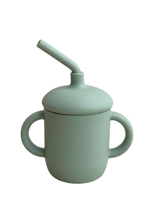 Silicone Cup Straw - Green
