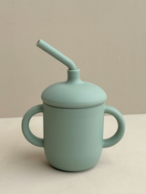Silicone Cup Straw - Green