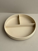 Silikontallerken sugekopp - Beige
