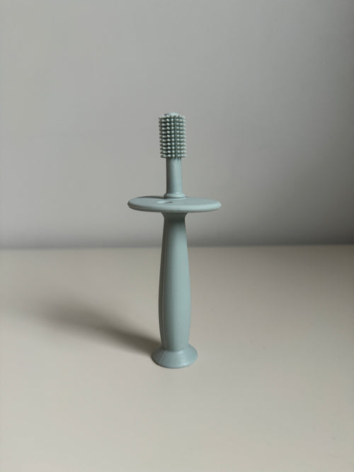 Silicone Baby Toothbrush | Soft & Gentle Baby Care - Green