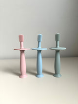 Silikontandborste Bebis | Mjuk & Skonsam Baby Care - Dusty pink